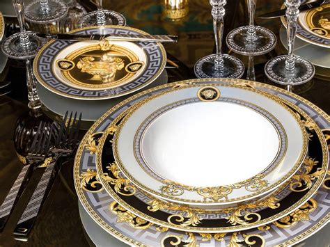 versace plates set|versace home table.